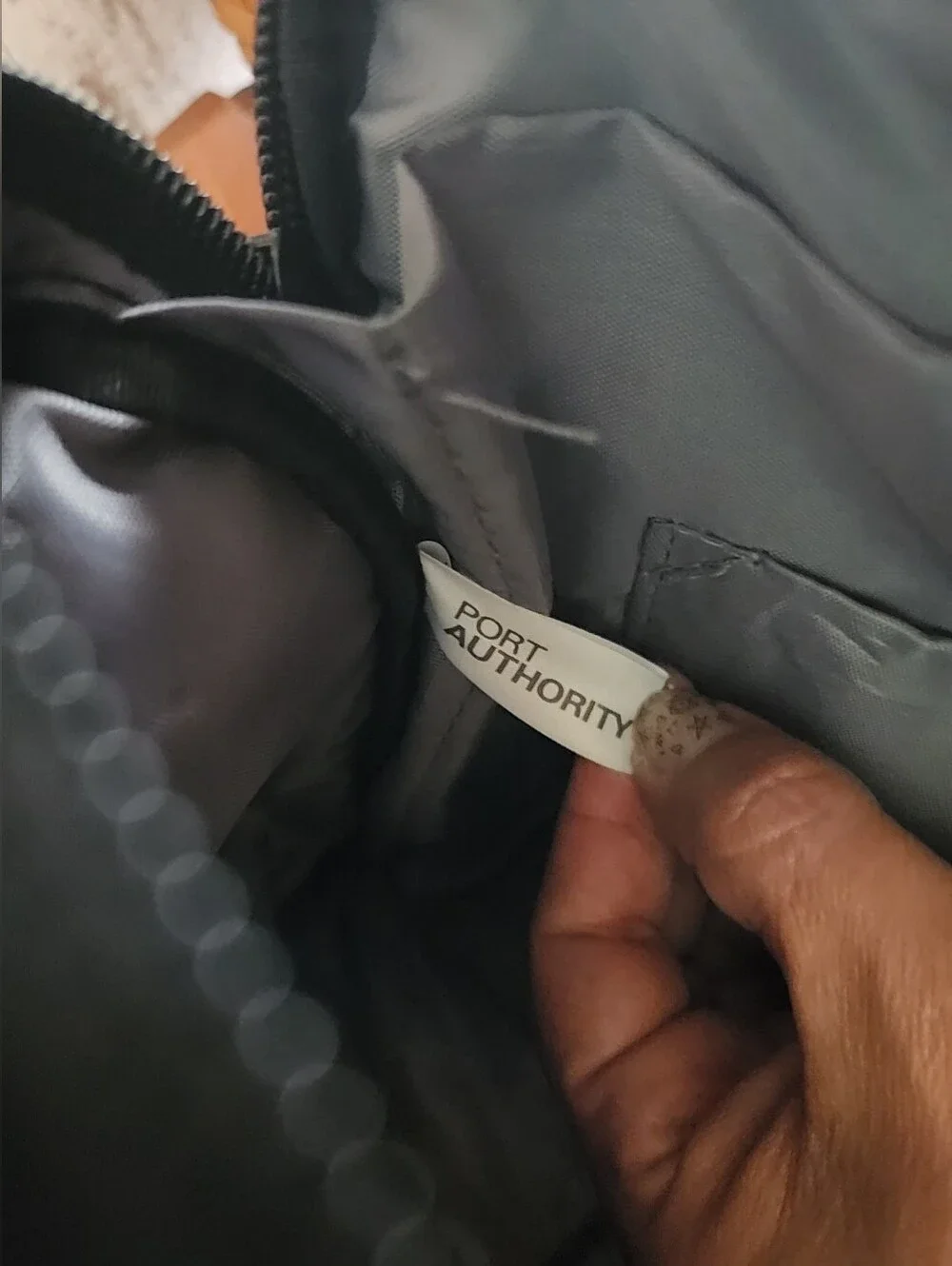 Port Authority Nylon Black Laptop Messenger School College Bag Smiley Face 😃